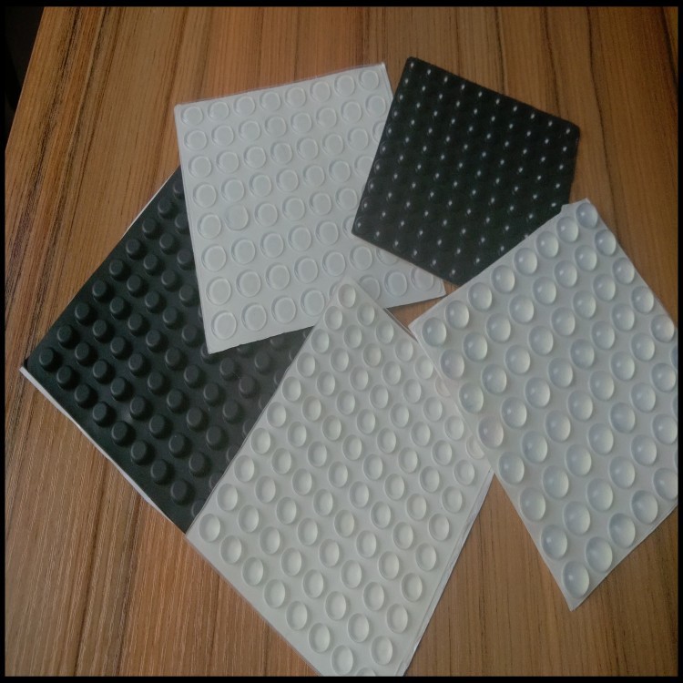 热销透明自粘硅胶脚垫 防潮防撞硅胶垫 自粘玻璃胶垫 橱柜防护垫