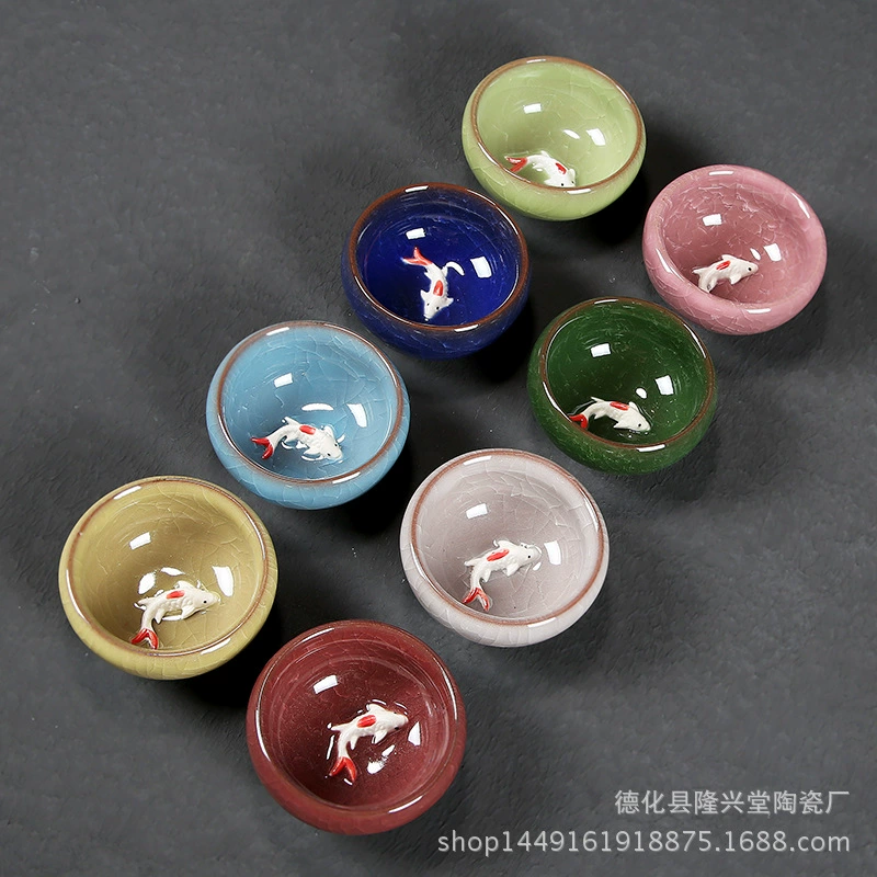Ceramic colorful candle, tea set, tea cup, Birthday gift