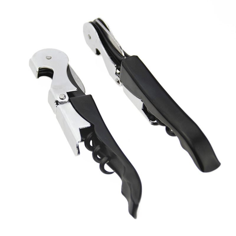 Cuchillo sacacorchos de acero inoxidable Jiuou, estilo caballito de mar, abridor de vino multifunción, colorido