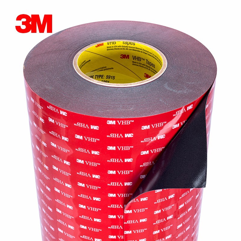 3M5915 双面胶黑色强力耐高温胶带 汽车专用泡棉胶带【未税】
