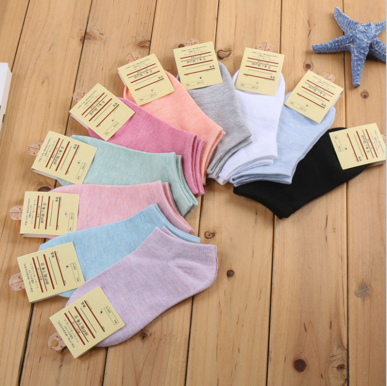 Women's Boat socks candy solid color women's cotton socks invisible women's low-cut socks gift socks wholesale Women's Boat socks candy solid color women's cotton socks invisible women's low-cut socks gift socks wholesale