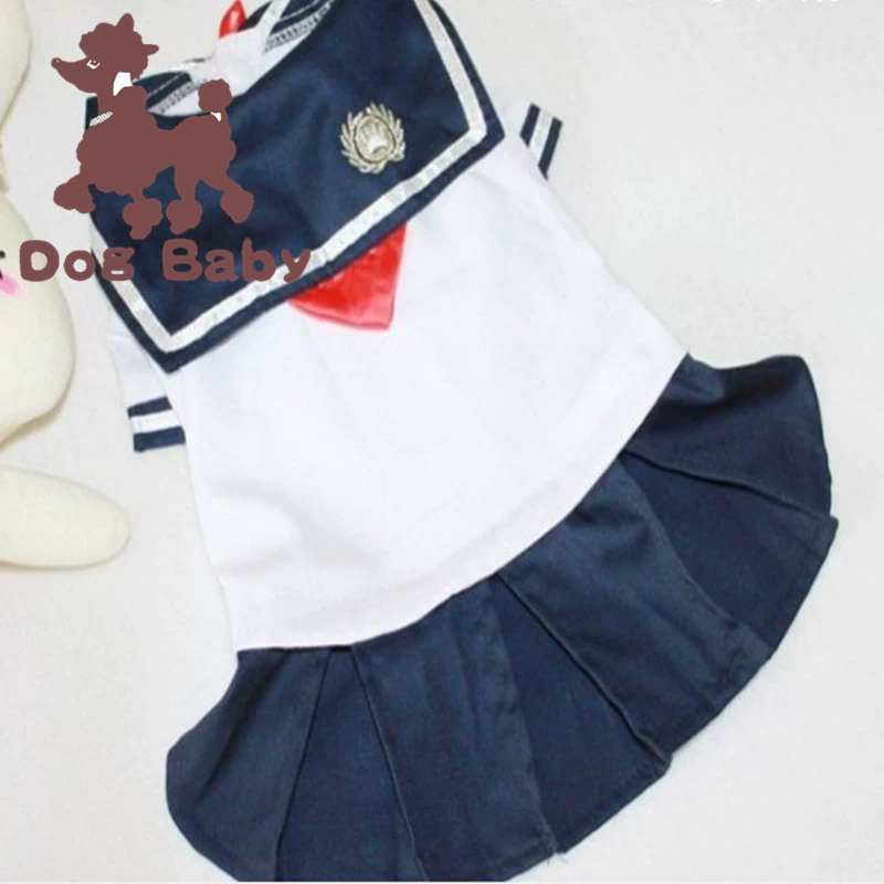 Одежда для домашних животных Одежда для собак Тедди Одежда для домашних животных Присоединяйтесь к школьному платью Bear Spring Summer