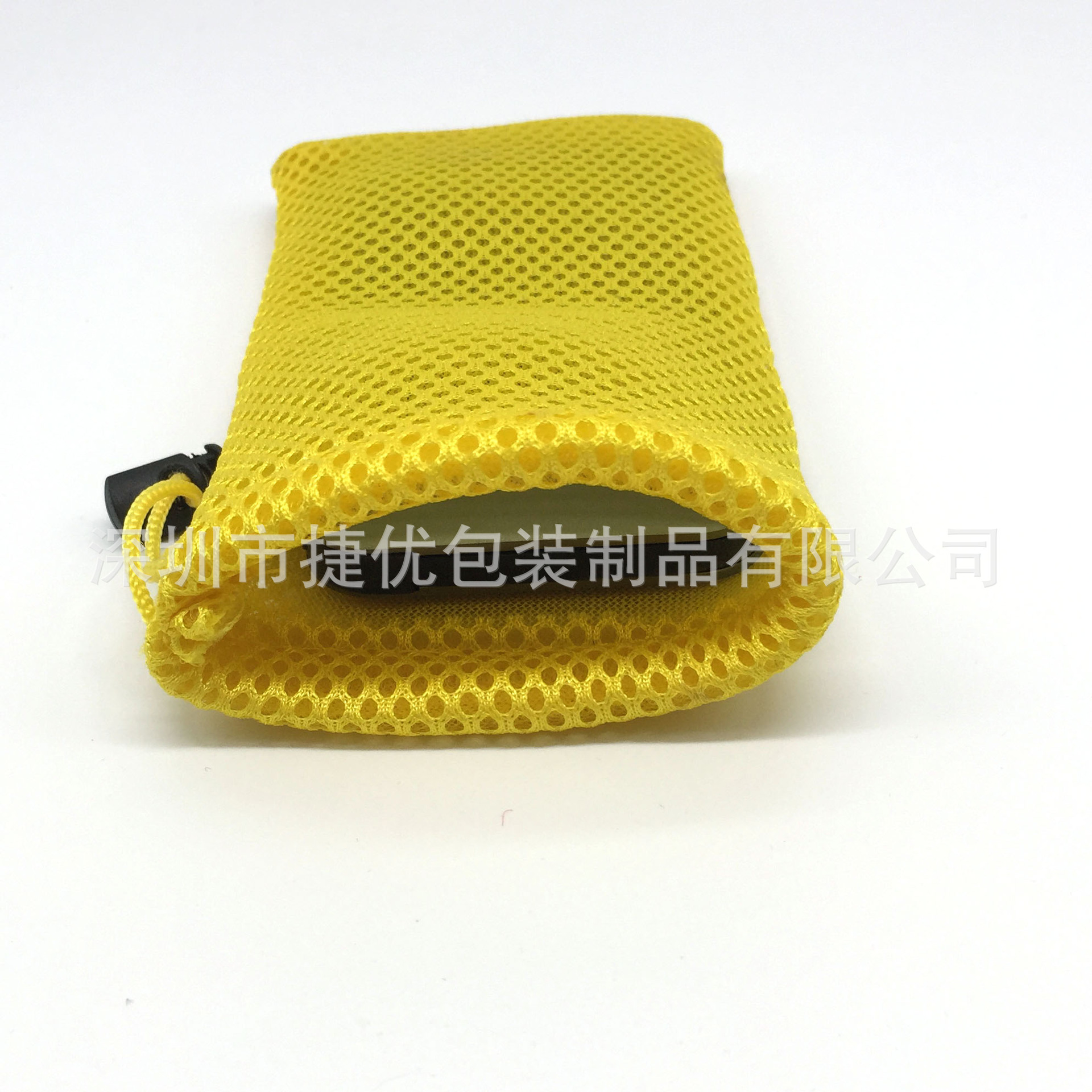 专业生产拉绳束口网布袋 三明治手机网袋 网布抽绳收纳袋