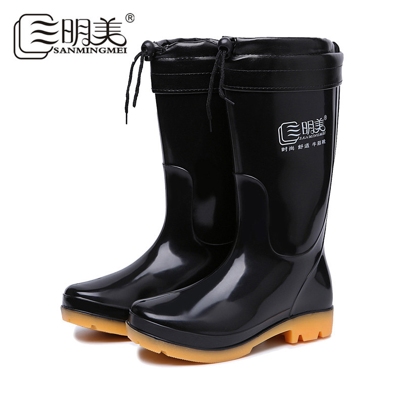 Black, fleece, mid-length