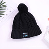 Headphones, keep warm detachable knitted hat, bluetooth
