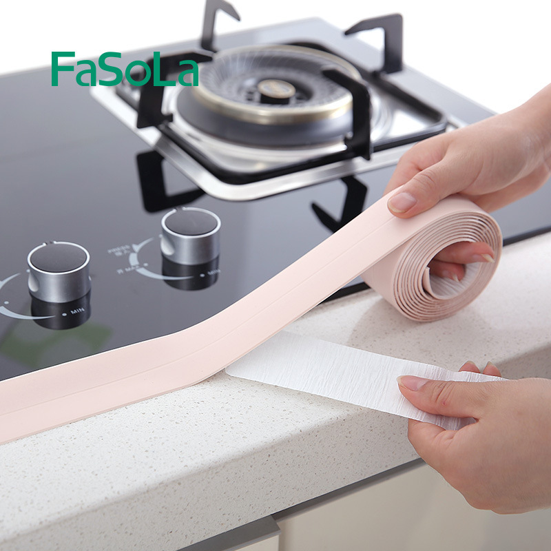 Kitchen and Bathroom Sink Tape Stickers Beautiful Seam Corner Line Stickers Toilet Gap Stickers Waterproof Sealing Strips Kitchen and Bathroom Sink Tape Stickers Beautiful Seam Corner Line Stickers Toilet Gap Stickers Waterproof Sealing Strips