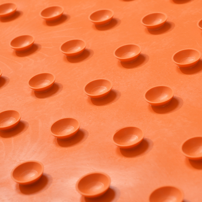 Directo de fábrica Shell de goma baño ducha antideslizante estera impermeable alfombra del piso del hogar inodoro alfombra del piso anti-caída con ventosa