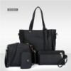 Demi-season fashionable set, shoulder bag with tassels, one-shoulder bag, 4 piece set, wholesale