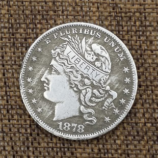 Copper silver coin, coins, USA, diameter 38mm