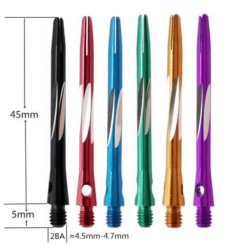 GOODARTS Knight Darts Five Ridges Carved Darts Rod Metal Dart Rod 2BA Aluminum Rod Darts Accessories Amazon