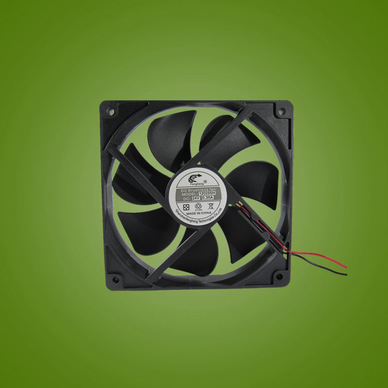 工厂直供12*12*2.5厘米散热风扇DC5v 12v 24v 12025散热风扇