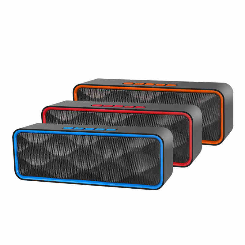 Super A SC211 Bluetooth stereo Car Subwoofer wireless Bluetooth stereo mini speaker FM radio speaker