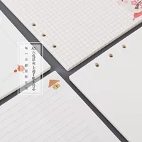 A5 Six-Hole Inner Pages (Six-Kong) Forest Girl Design, Multi-Layout Core Inserts 220 pcs