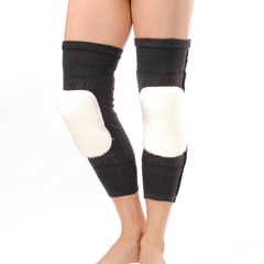 Faux Sable Fleece Knee Warmers for Warmth, Knee Warm Wool Fleece Knee Warmers with Fuzzy Lining, Fleece-lined Knee Warmers