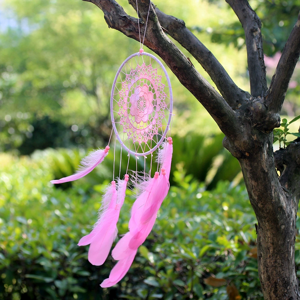 Ms6013 ins 6013 INS Goose Flower D drifting dream catcher дом перо подвесной творческий ремесло ловушка сновидений