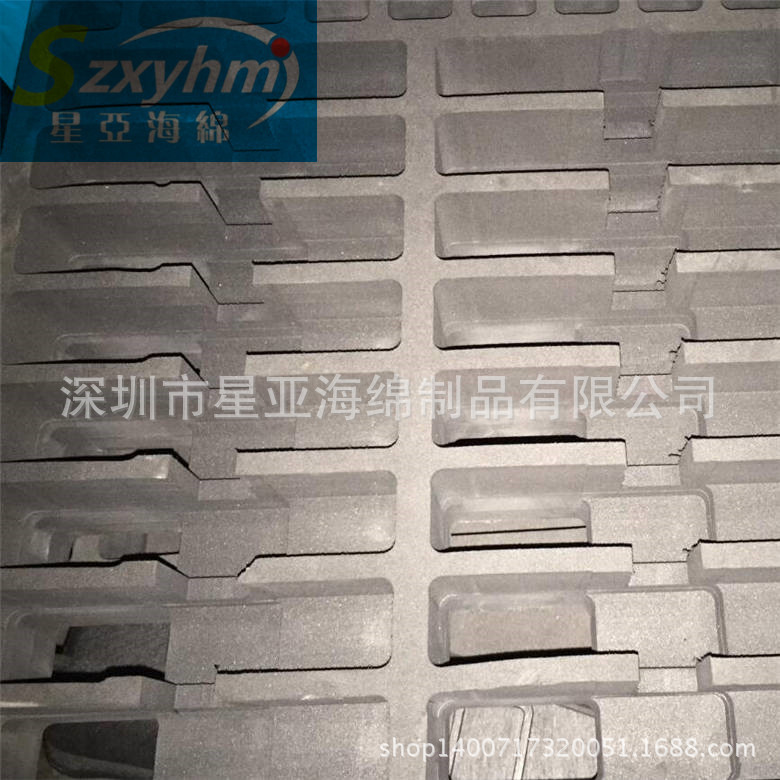 厂家直销毛绒布海绵包装盒内衬 贴绒海棉内衬