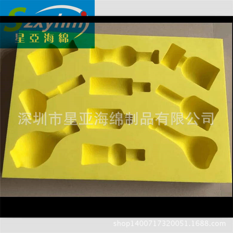 供应一体成型EVA海棉内盒 一次成形内托 异形海绵内衬