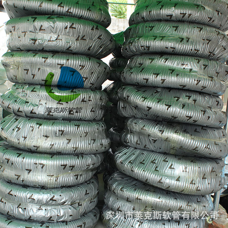 厂家pu钢丝伸缩耐磨软管 TPU聚氨酯镀铜钢丝透明吸尘 通风管