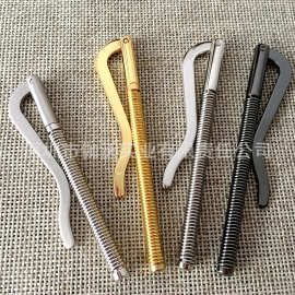 弹簧美金夹 金属美金夹弹簧钱包金属 真皮弹簧夹合金钞票夹子