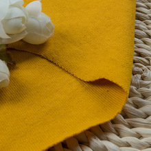 10支全棉单面汗布针织面料 全棉粗针针织 纯棉时装针织面料