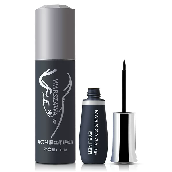 Topeka genuine goods Huasha CE3 Pure Black Silk Soft Eyeliner Waterproof Hard Head Quick-drying Makeup