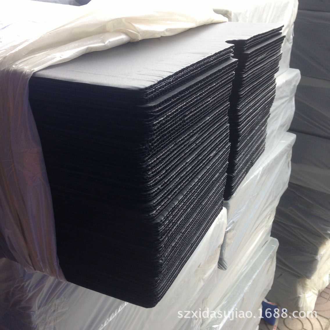 厂家供应各种规格防静电瓦楞板刀卡  pp导电中空板 塑料中空板