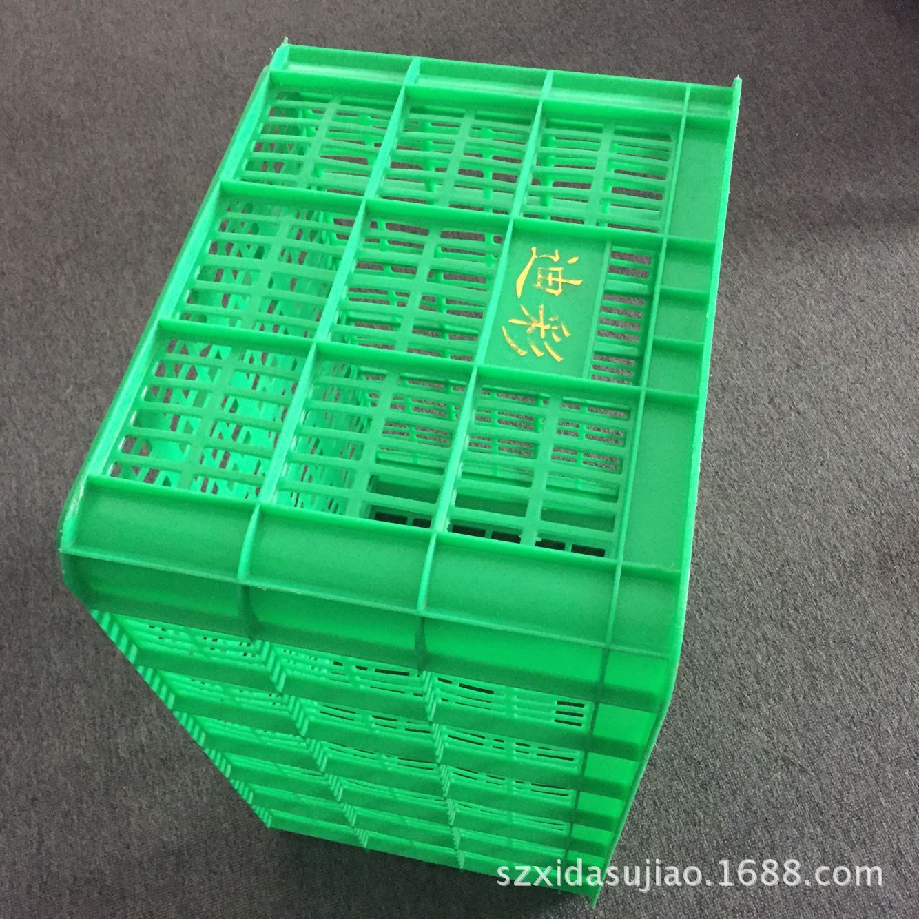 厂家 批发有孔塑料周转框仓库6号塑料收纳篮 物料整理周转框