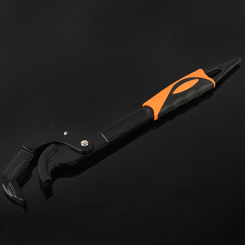 Llave multifuncional llave de tubo rápida universal gancho de mantenimiento de tubería abierta llave ajustable
