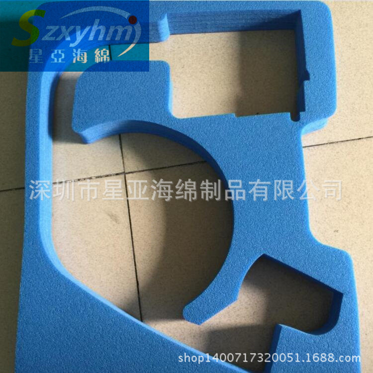 供应拉伸式防震包装海绵内衬/物流海绵包装盒内托