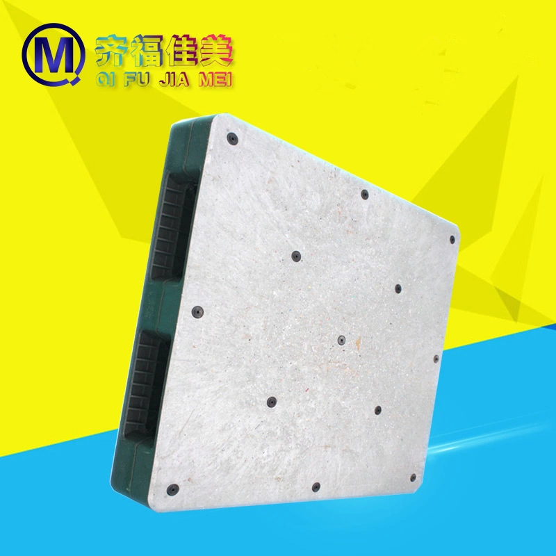 卡板厂家供应进口重型平板托盘 1100*1100*150四面叉塑料卡板批发