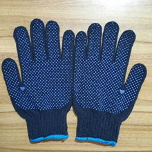 定制防滑点塑手套 批发防护点珠手套止滑环保耐磨劳点胶手套加工