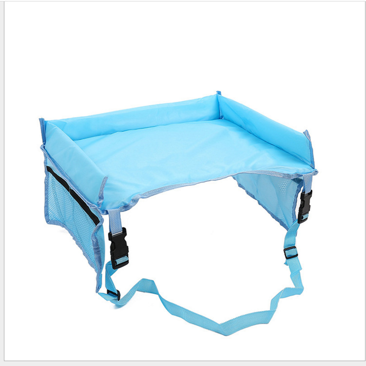 Mesa de almacenamiento de juguetes para niños montada en el automóvil Tablero de dibujo Asiento DE SEGURIDAD Bandeja Estante de bebidas Silla Bolsa de almacenamiento de espalda Impermeable