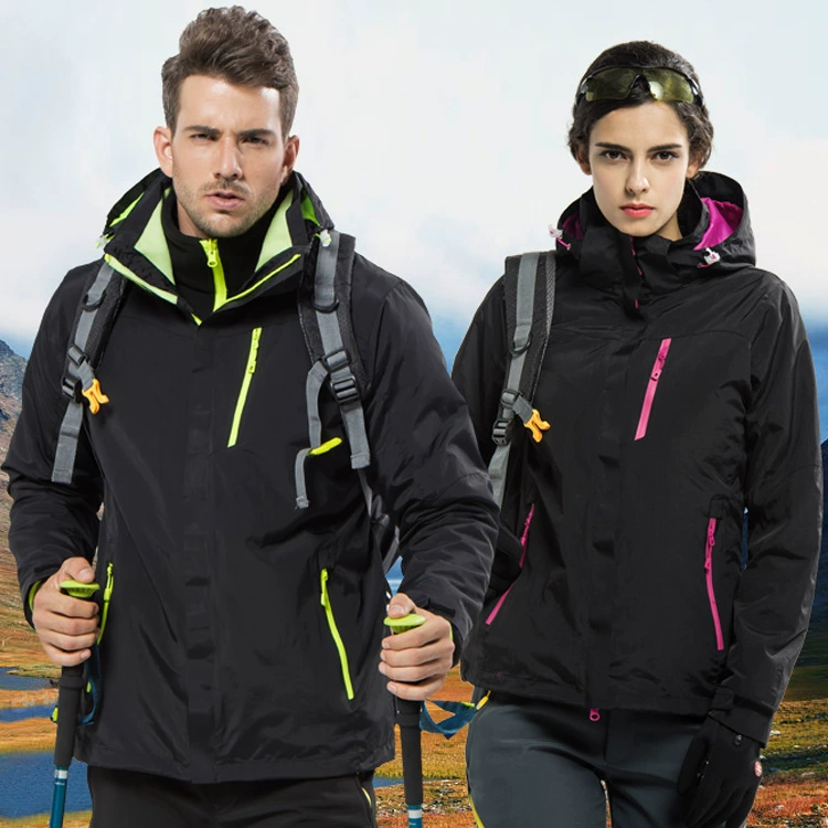 Наружная куртка женская три в одном осень и зима два комплекта съемная куртка альпинистская рабочая одежда l