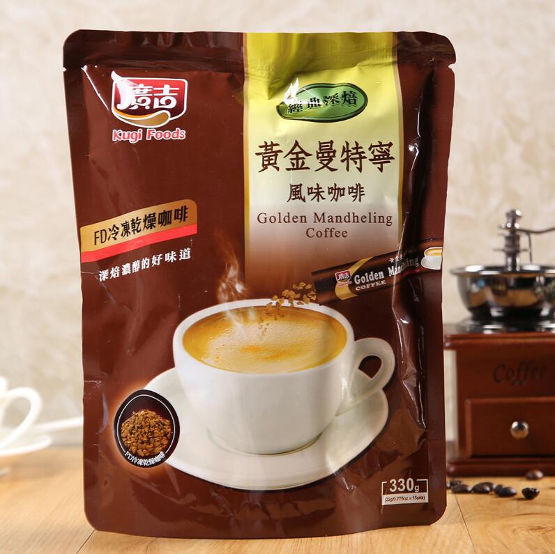 Guangji Golden Mandheling Flavored Coffee Imported from Taiwan, China Three-in-one Instant Coffee Powder