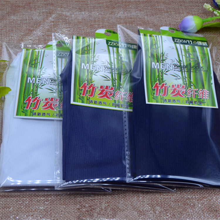 Summer independent fine packaging thin short stockings men's tube foot bath socks manufacturers wholesale