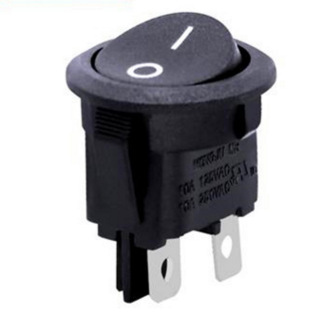 厂家直销童车开关.圆型六脚2/3档开关-童车配件船型开关前进后退