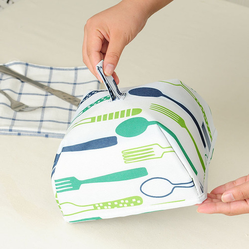 T2238 Creative Insulation Vegetable Cover Dining Table Kitchen Insulation Cover Aluminum Foil Food Cover Dining Table Insulation Dust Cover