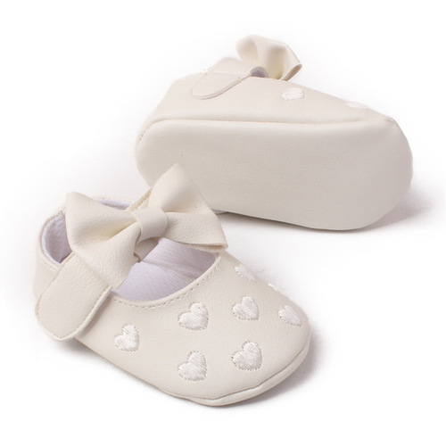 Spring and autumn princess shoes for girls and baby all-matching toddler shoes bow solid color shoes batch 116