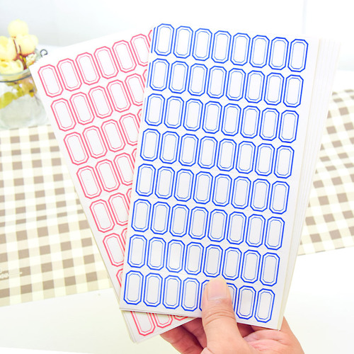 Handwritten self-adhesive label paper, small label, mouth-picking paper, price sticker, self-adhesive sticker classification
