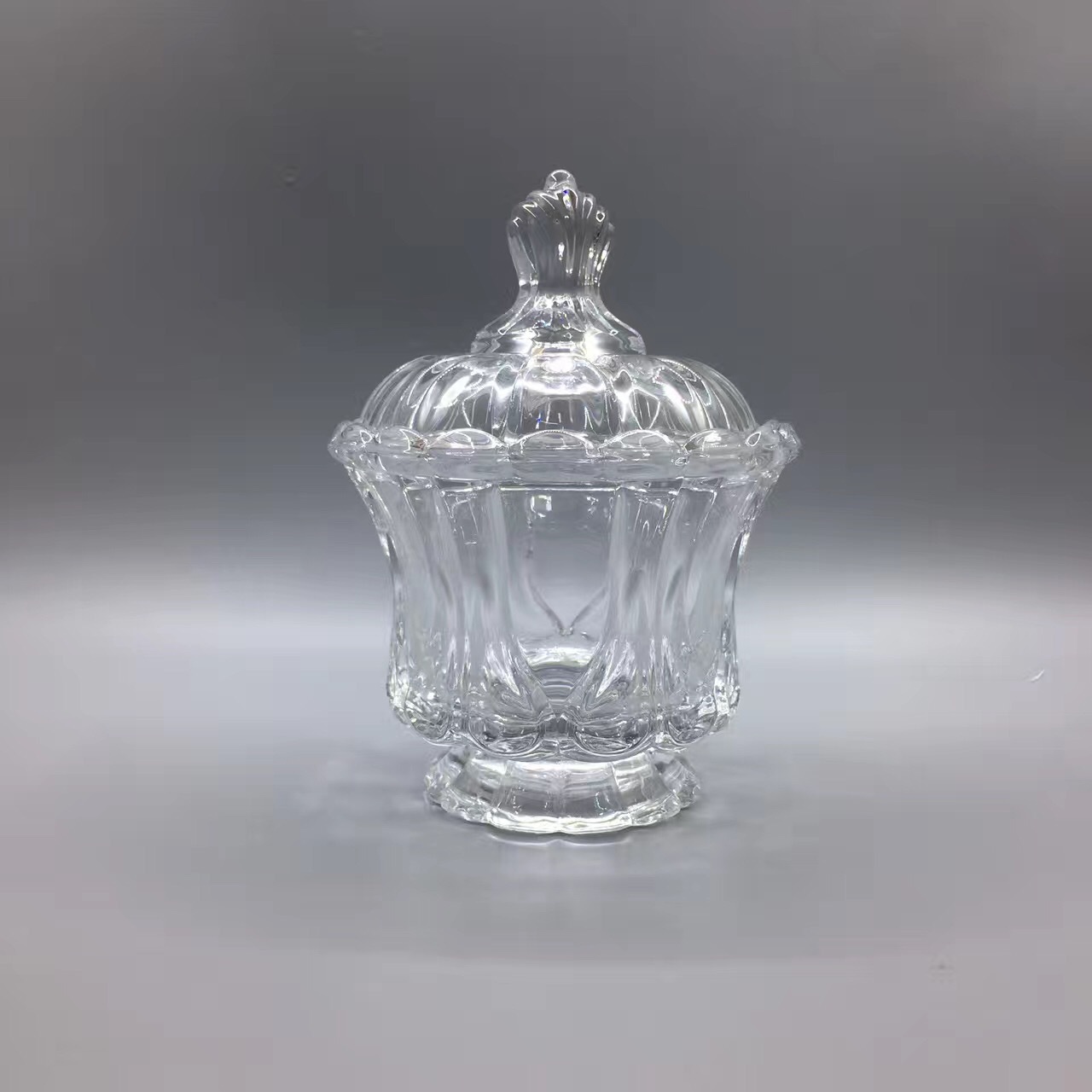 欧式透明玻璃糖缸调味罐糖果罐零食罐储物罐婚庆摆件礼品盒批发