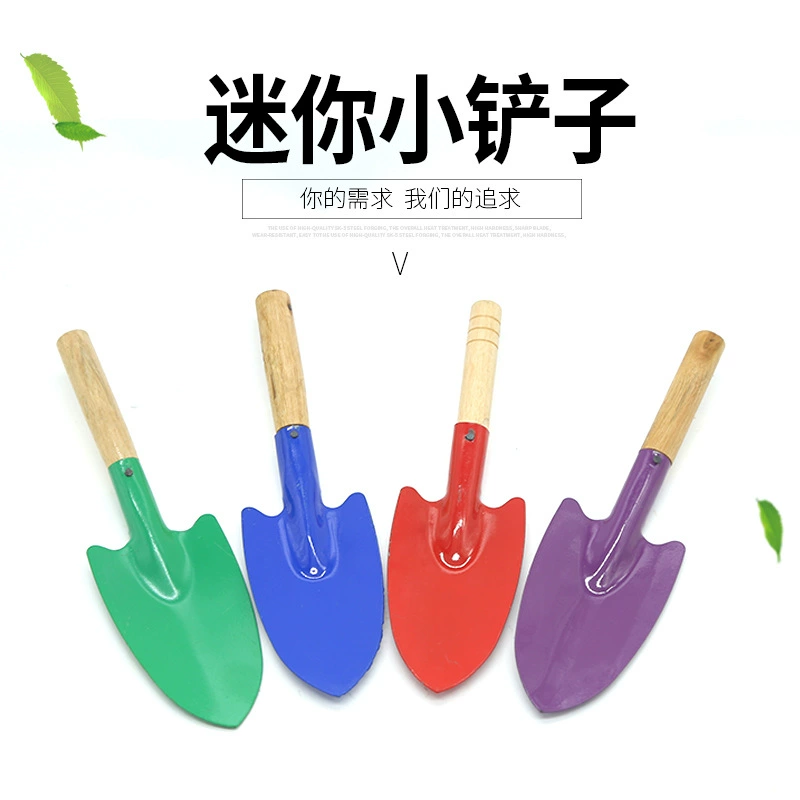 Деревянная лопатка для цветов для домашнего сада и комнатных растений, железная лопатка с деревянной ручкой, маленькая лопатка, садовая лопатка, оптовая продажа железных лопаток для цветов.