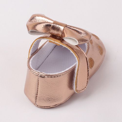 Spring and autumn princess shoes for girls and baby all-matching toddler shoes bow solid color shoes batch 116