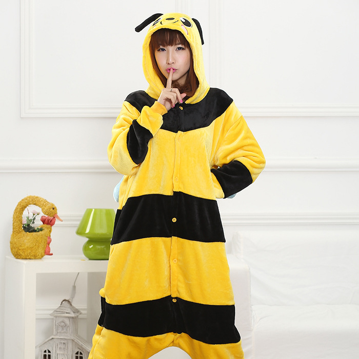 FUENTE Fábrica al por mayor pareja niños de dibujos animados animal de una sola pieza pijamas de franela Otoño e Invierno engrosada dinosaurio cálido