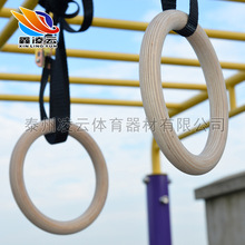 供应比赛型木质桦木吊环 28MM体操木吊环 健身木质吊环 单个