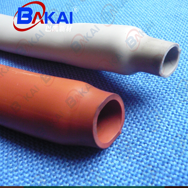 大口径硅胶热缩管 耐高温柔性热收缩套管，高倍收缩硅橡胶热缩管