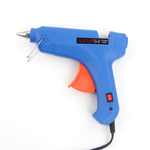 Heated glue gun 100W temperature adjustable manual household glass hot melt glue stick 7-11mm glue gun