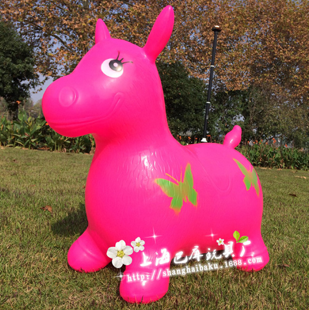 explosion-proof inflatable painted toy for jumping