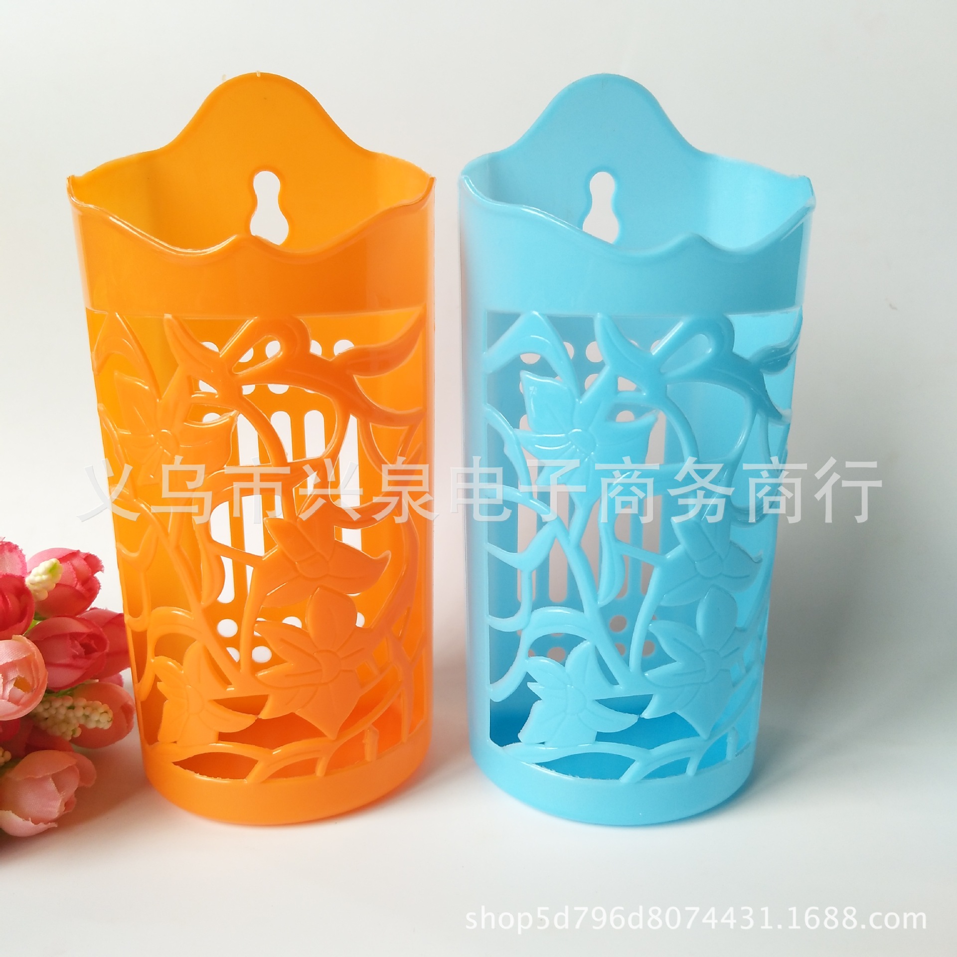 一元店塑料筷笼 单格筷笼 镂空筷笼 筷筒 筷子筒 一元货源