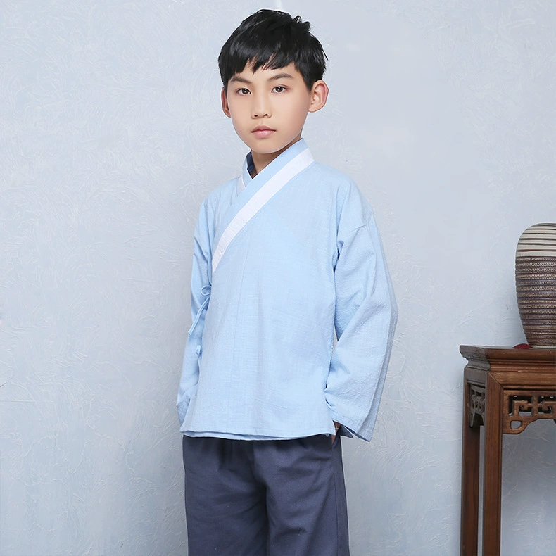 Оригинальная новая одежда Guoxue Han Yue Fang, старинный костюм маленького ученого для мальчика, детская книжная одежда из ханьфу, маленькая медицина