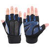Street gloves for gym for training, non-slip wristband suitable for men and women for cycling, fingerless